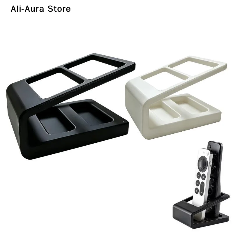 Support de rangement pour télécommande à 2 trous, 1 pièce, support de rangement pratique pour bureau à domicile, usage quotidien