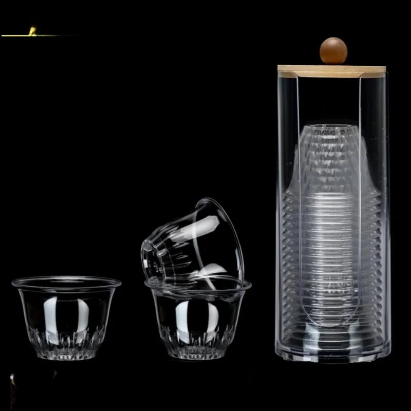 

Премиальные одноразовые чашки для чая Гунфу: утолщенные, жесткие, авиационные, термостойкие, прозрачные, для дегустации, малого размера