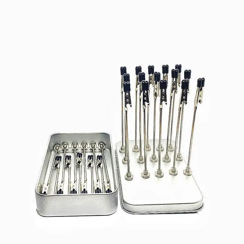 10PCS Magnetic Soldering Helping Hands, Flexible PCB Holder With Alligator Clips & Storage Box For Electronics Repair DIY