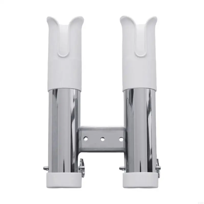 D5BE Clamp On Fishing Rod Holder Fishing Rod Stabilizer Stainless Steel Mounting System For Boating