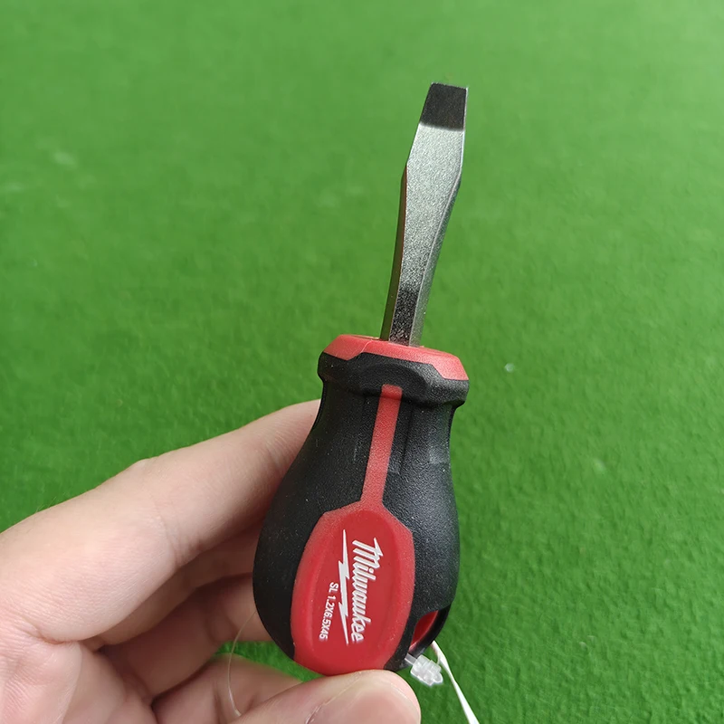 Milwaukee 4932471787/4932471780 Tri-Lobe Grip Stubby Screwdriver Set PH2 x 45mm/SL 1.2x6.5x45mm