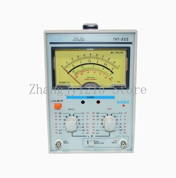 

Двухканальный милливольтметр, инструменты для измерения напряжения, двойной игольчатый милливольтметр, новый дизайн, высококачественный указатель TVT-322