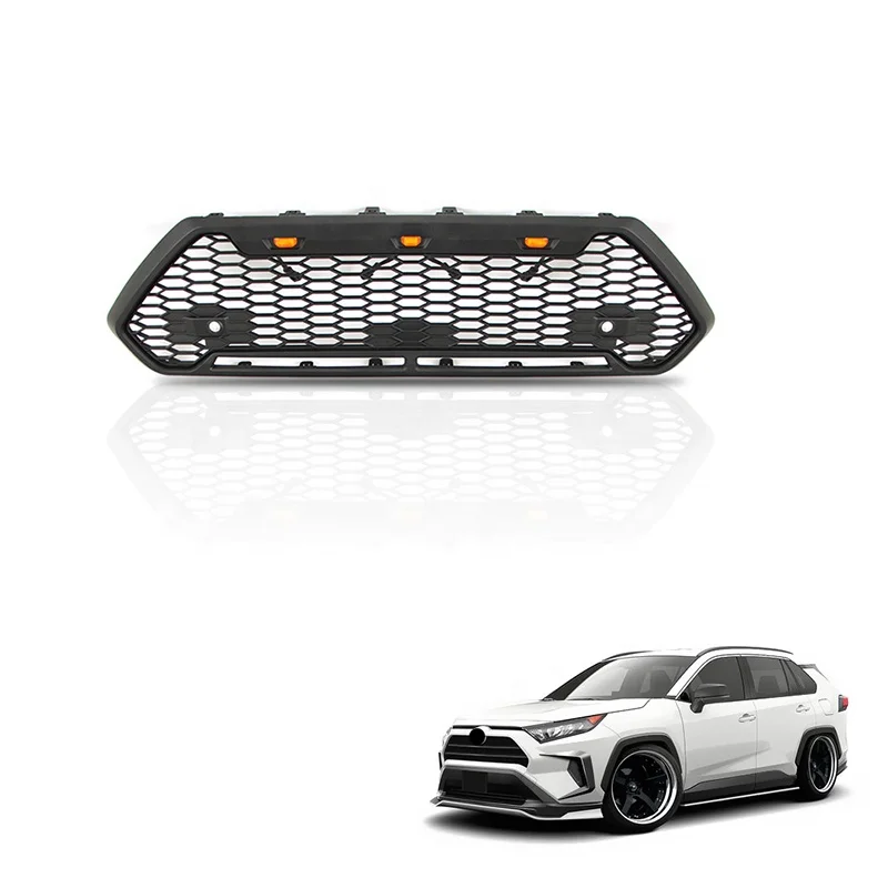 

Spedking New Style Front Bumper Modified Center Mesh Grille Front Bumper Grille For Rav4 2019-2022