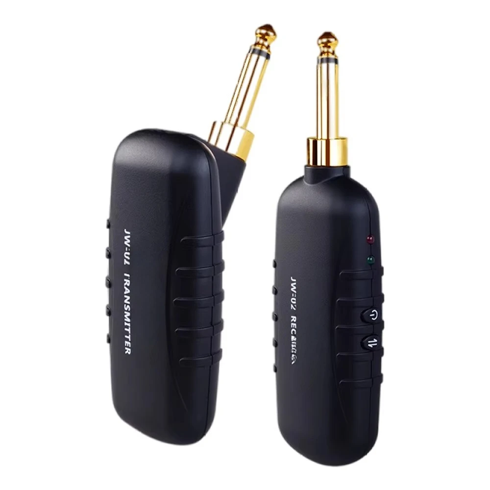 JW-02 5.8GHz Wireless Guitar System Plug and Play Wireless Transmitter and Receiver for Electric Guitar Bass Amplifier
