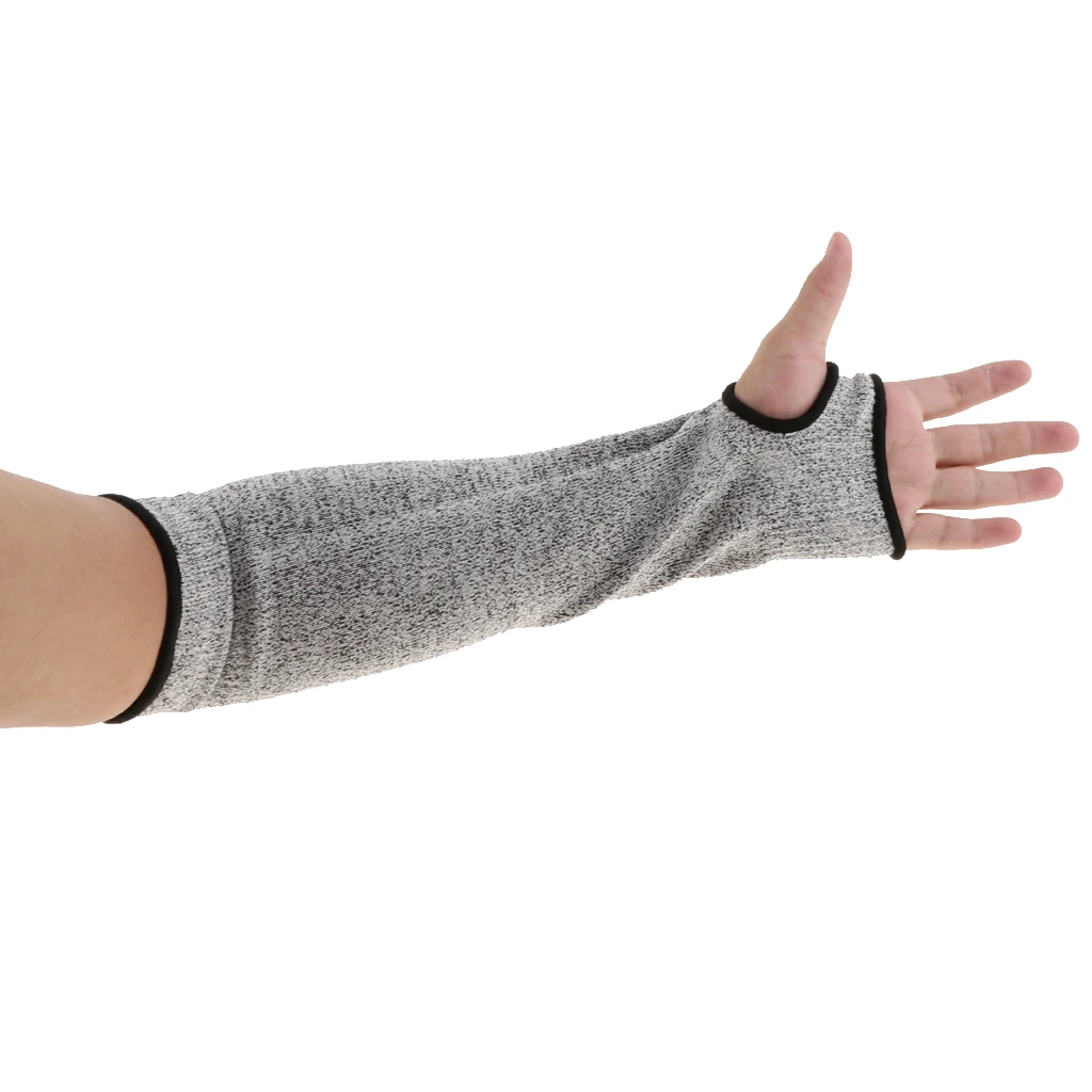 1 Piece Cut Resistant Sleeves Slash Resistant Sleeves with Thumb Slot Helps Scrapes Skin Irritations -