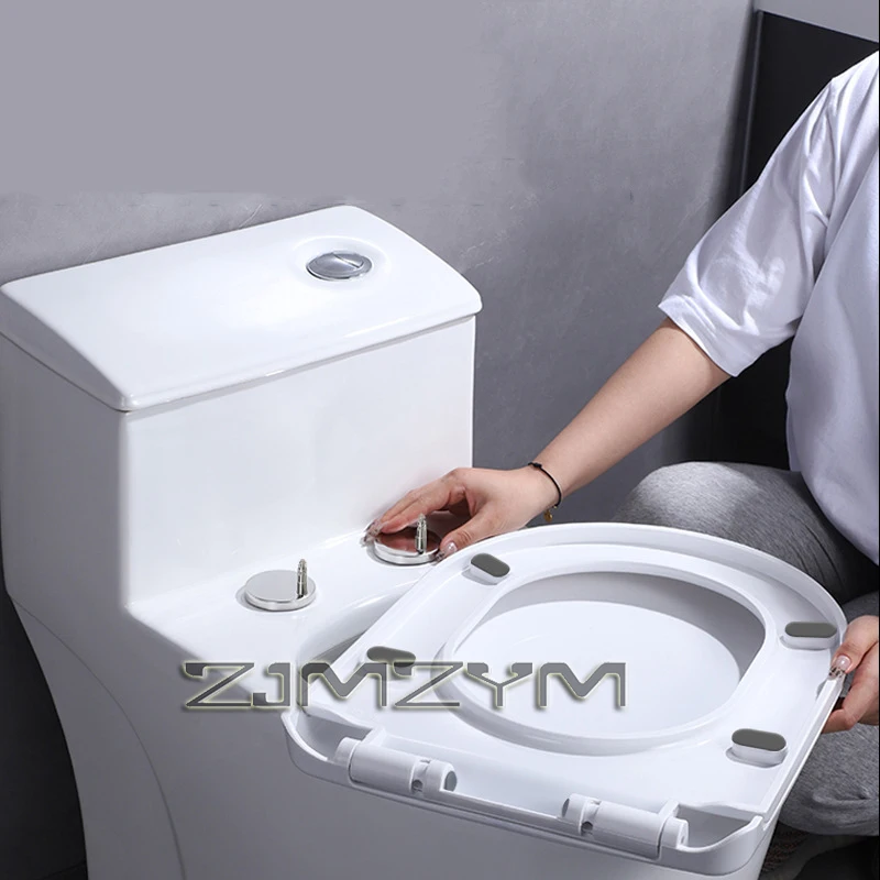 Toilet Seat Cover For Household Thickenning Slowly Close Toilet Lid One Click Quick Release Toilet Cover For Toilet Accesspries