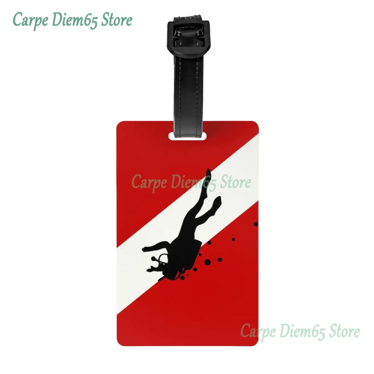 

Custom Scuba Dive Flag Bubble Luggage Tag Privacy Protection Diving Diver Baggage Tags Travel Bag Labels Suitcase