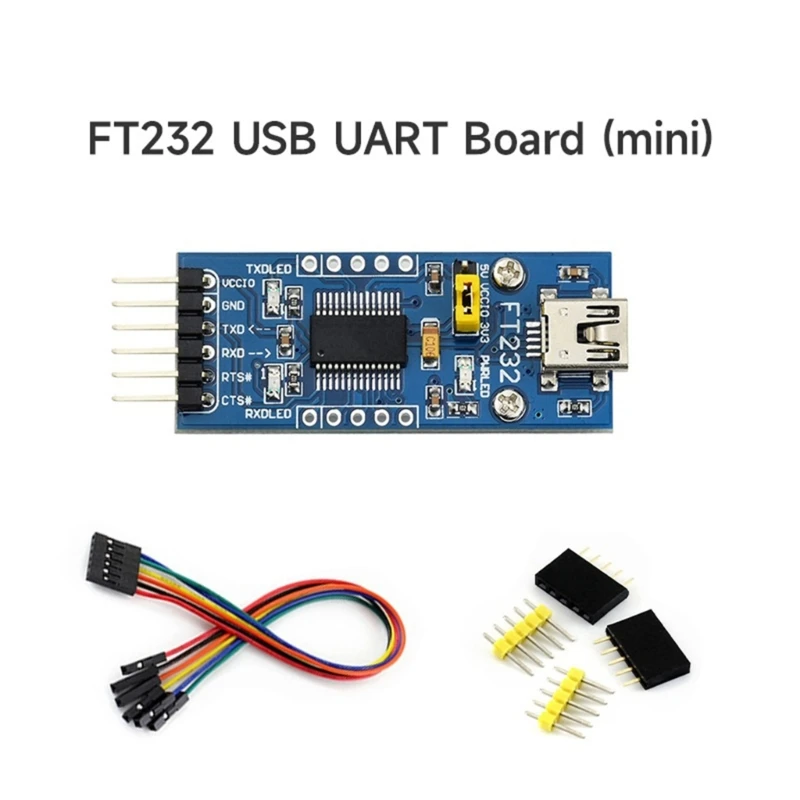 

FT232 USB to UART Serial Port Conversion Module Isolation Module 5V 3.3V for Electronics And Software Development