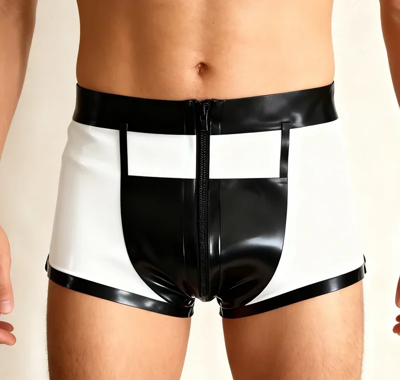 

Латексный костюм, резиновый комбинезон, спортивные шорты, косплей, ручная работа, уникальная вечеринка