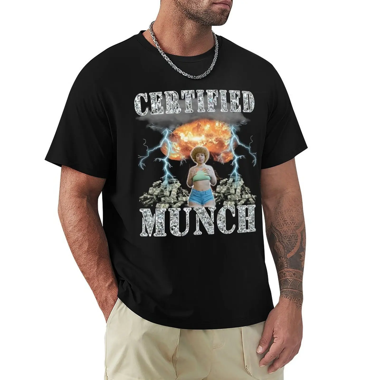 Certified Munch T-Shirt Work Wear Simple Tee Shirt