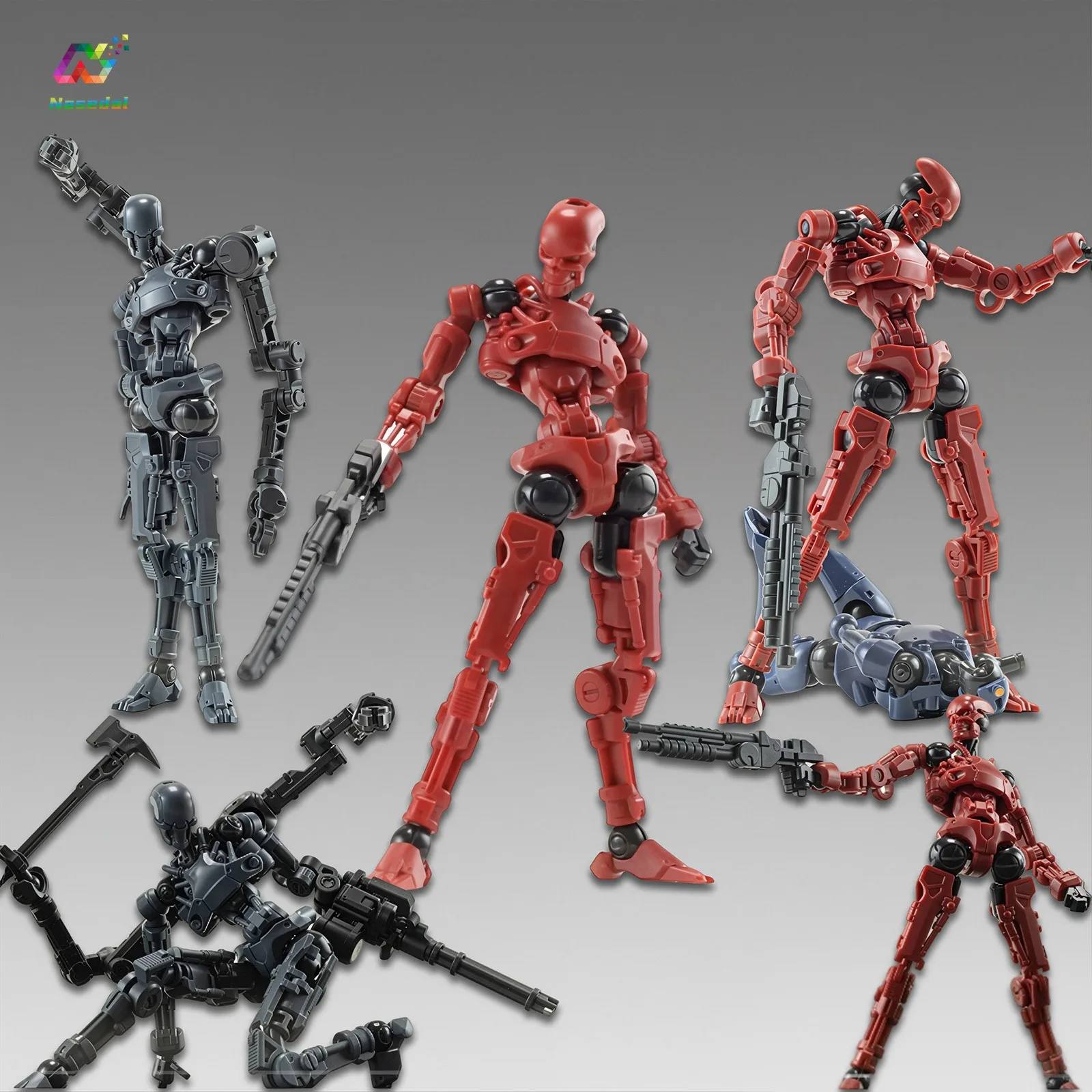 Sheik Mainland XENOSENTINEL 3MIN Project A Dual Mode 3.75inch Fully Posable Mecha Assembly Model Kit DIY Hobby Customizable Gift