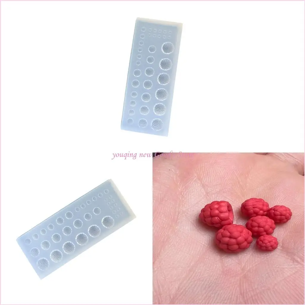 

57QA Пищевая силиконовая форма для малины для самодельных ювелирных изделий и декоративных изделий
