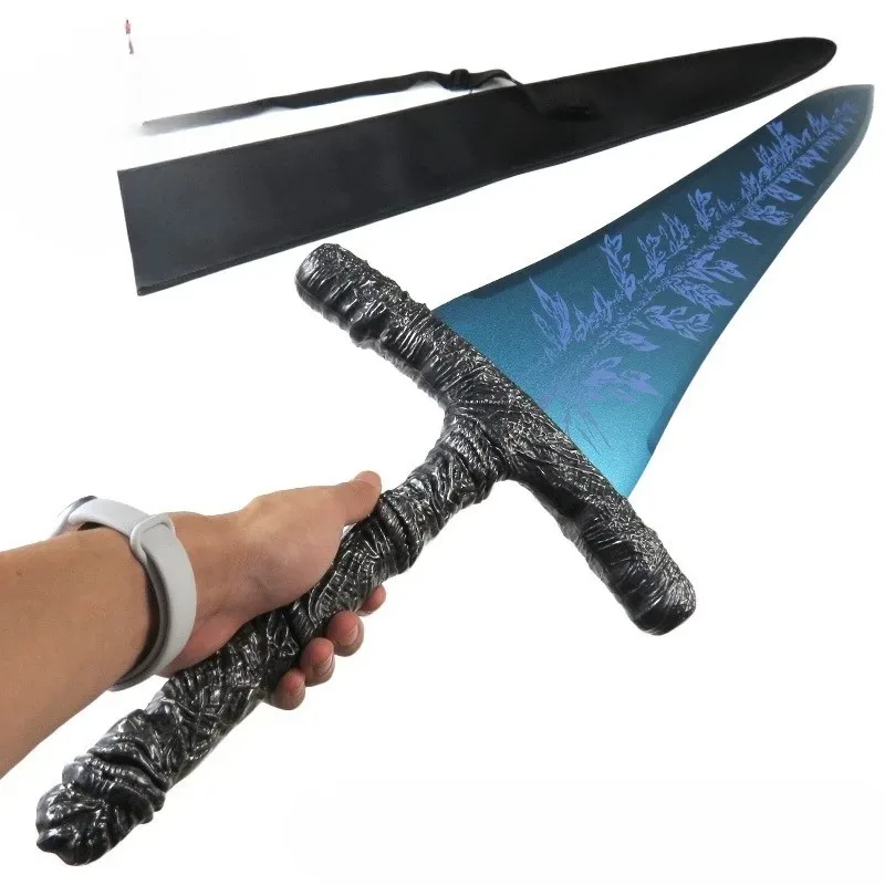 Ciemny Miecz Księżycowy Miecz Świetlny 122cm Gadżet z Gry Drewniana Katana Model Akcesoria Zabawka Kolekcja dla Chłopców Rekwizyt do Cosplayu