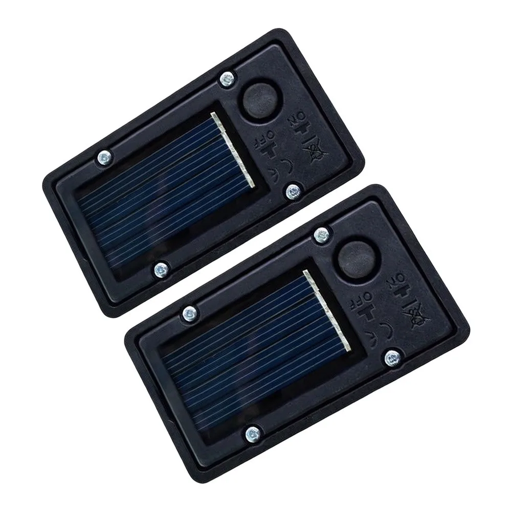 2-Pack Solar Light Replacement Box for Outdoor for LED Fixtures Designed to Fit Standard Solar Lamp Battery Compartments