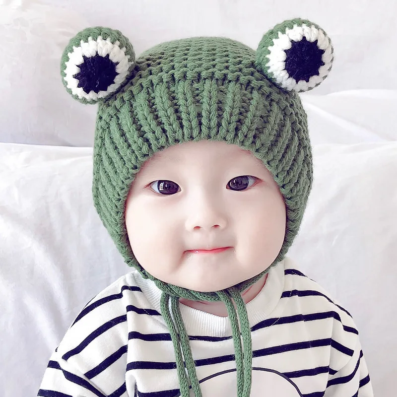 Cute Baby Cartoon Hats Autumn Winter Boys Girls Toddlers Infant Cap Beanie Turban Bonnet Kids Hat