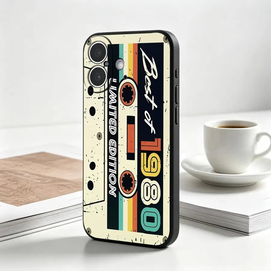 Phone Cover Case for Apple iPhone 17 Pro Max 15 Plus 14 13 Mini X XS XR 12 11 16 7 8 Air 17e 16e Cool Cassette view 5