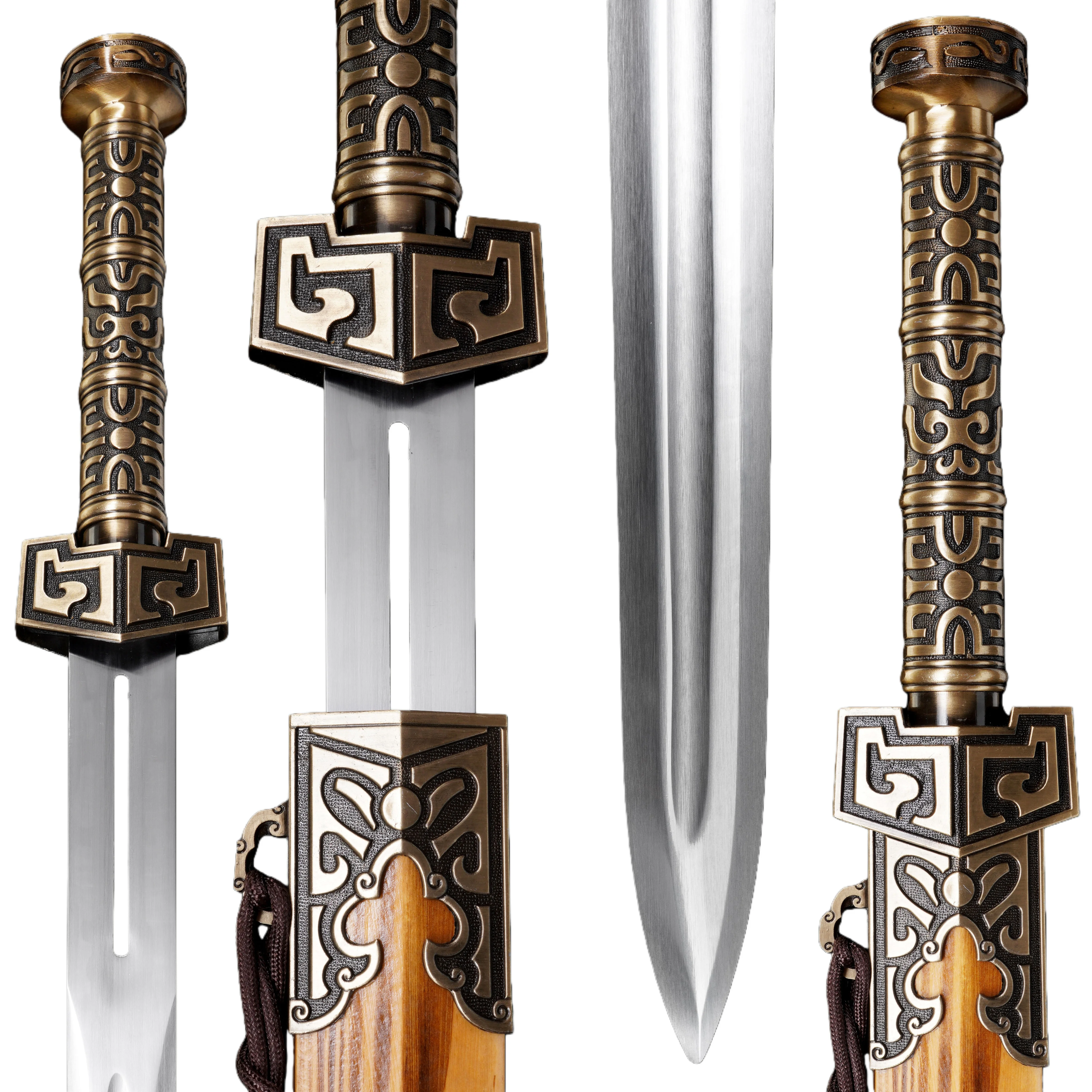Chinese samurai sword katana,cosplay role-playing, unique gift for men Full Tang real steel Blade,ninja martial arts collector