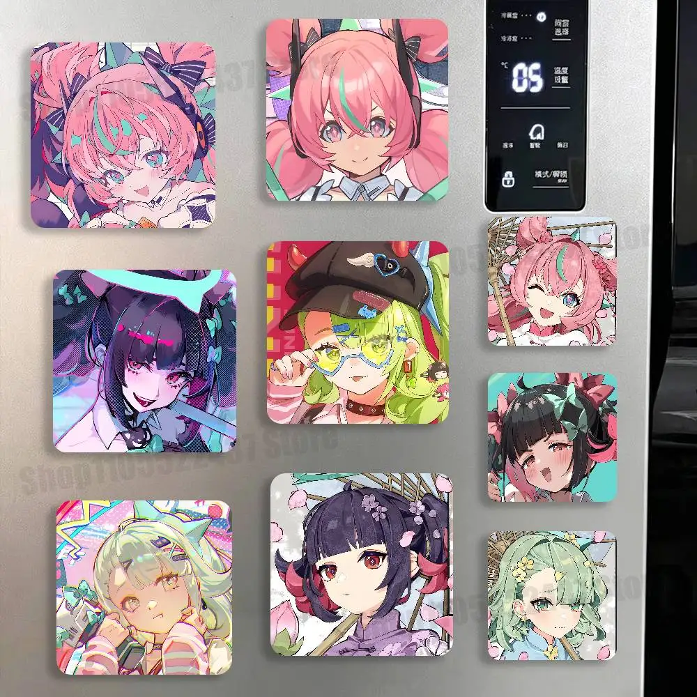

Angels of D-Delusion Game Zero New PVC Fridge Magnet for Cartoon Refrigerator Decor Cute Fridge Magnet for Child Magnetic Toy