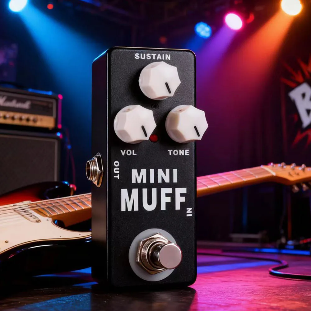 

MOSKY Mini Muff Fuzz Distortion Electric Guitar Effect Pedal