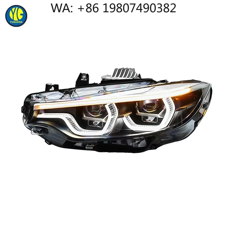 Three Color Switchable Projector LED Front Headlight Parts