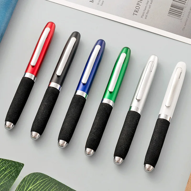 

Portable Mini Metal Fountain Pen 0.38mm Student Pocket Signature Pen Calligraphy Ink Pen Creative Office Business Stationery