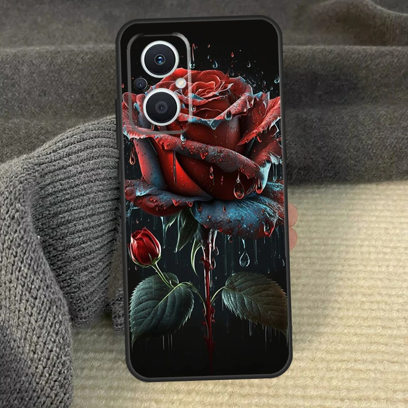 Rose Flower Floral Funda For OPPO Reno 8 7 6 5 4 Lite 3 2Z 4Z 5Z 8T OPPO Find X6 X5 Pro X2 X3 Neo Lite Case