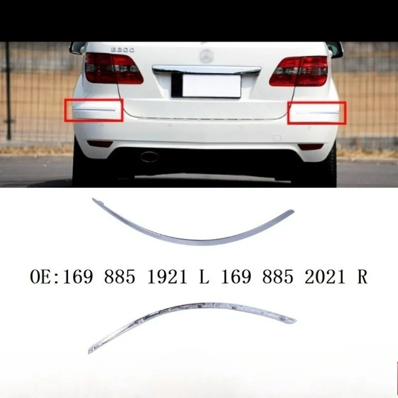

Хромированная светоотражающая полоса заднего бампера для Mercedes-Benz B CLASS W245 2008-2010 1698851921 1698852021