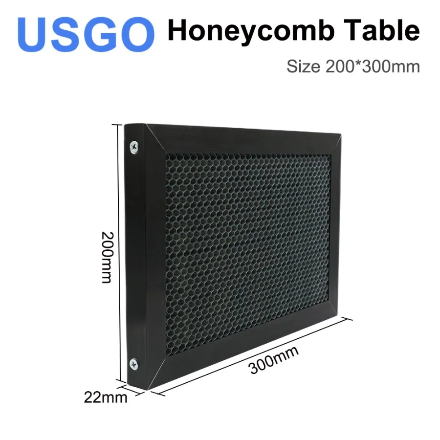 

USGO Honeycomb plate work surface 200*300 mm plate platform inch size can be customized laser parts