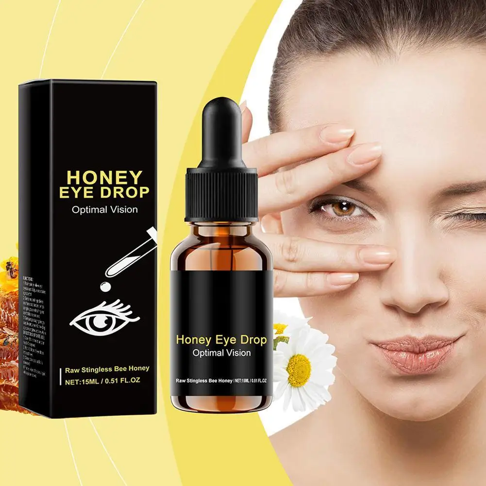 

Honey Extract Eye Drops Refreshing And Gentle Moisturizing Eye Care Solution 15ml