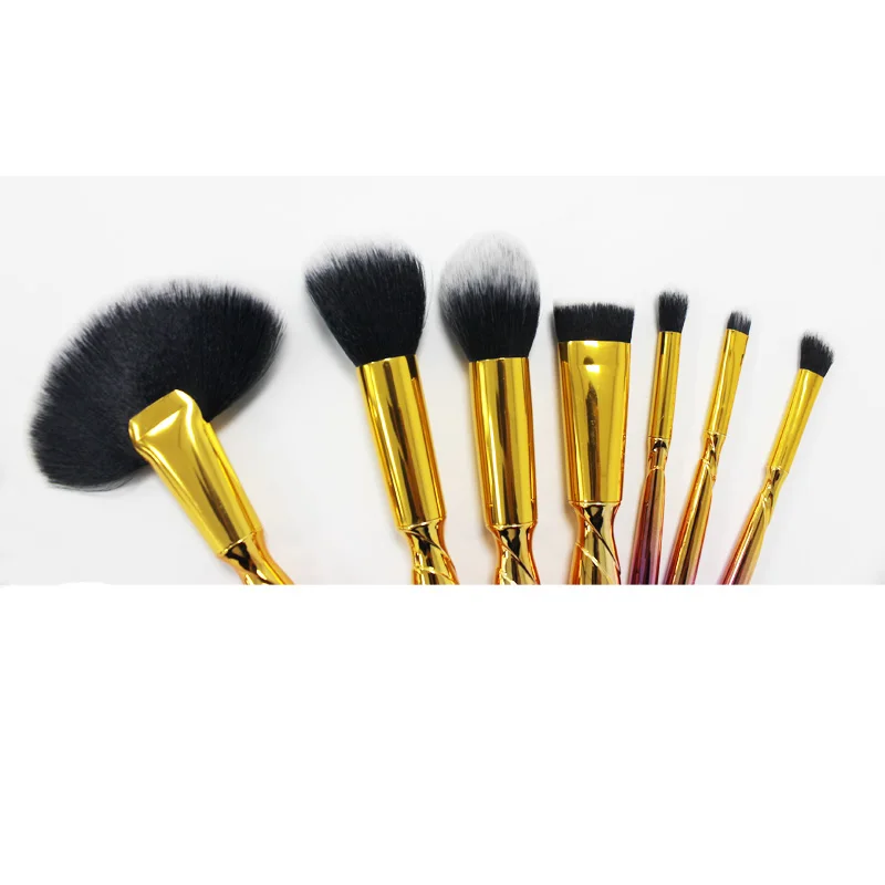 7-in-1-Geschenk für Frauen und Mädchen, professionelles Kosmetik-Make-up-Pinsel-Set, Werkzeug, inklusive Lidschatten, hohes Licht, Rouge, Reparatur, Foundation-Pinsel
