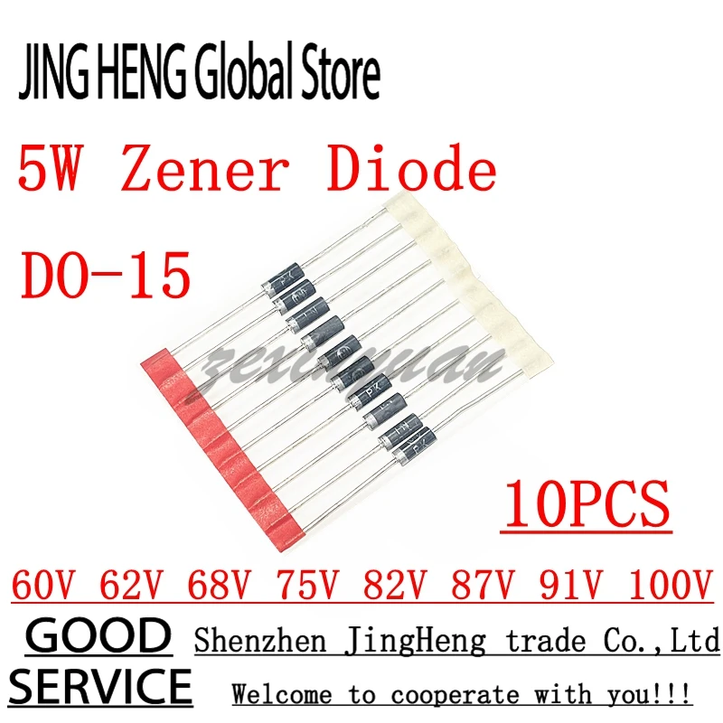 10Pcs 5W Zener Diod…