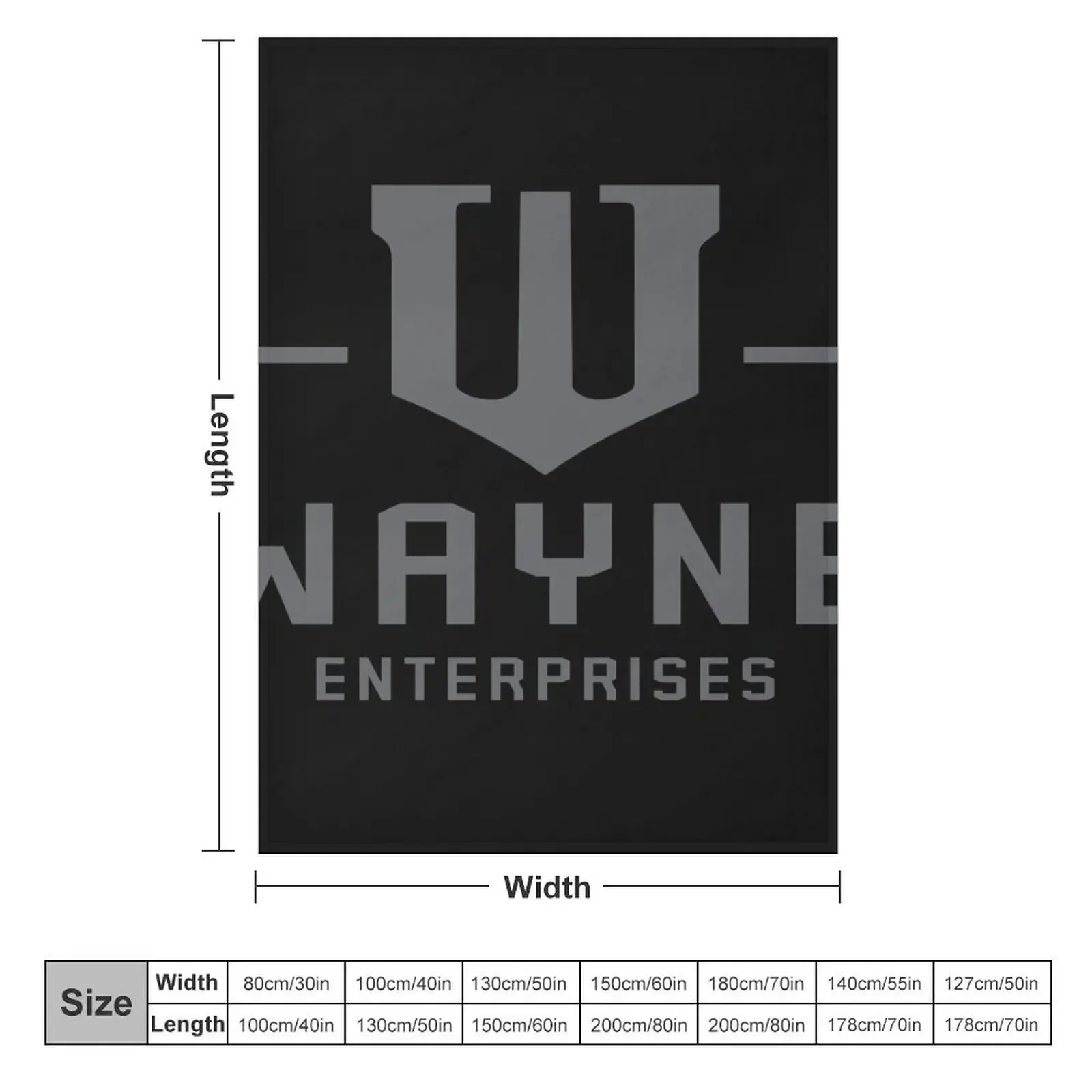 Wayne Enterprises Throw Blanket blankets ands Decoratives Blankets