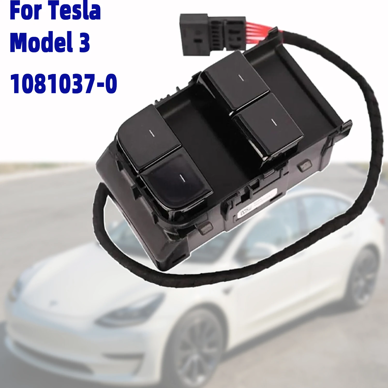 Front Left Power Window Switch for Tesla Model 3 2017-2020 Window Control Button Replacement