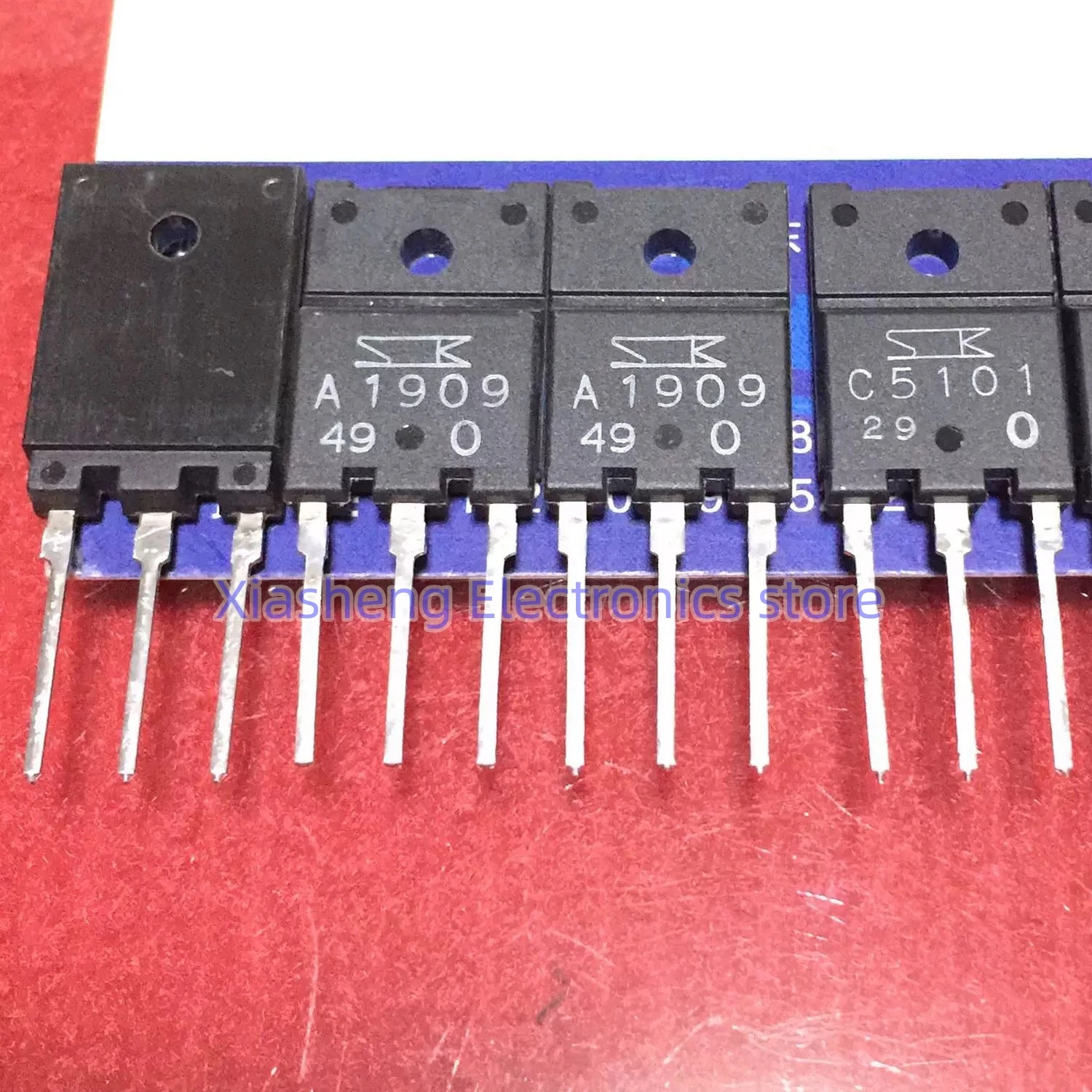 

New Original 2Pairs 2SA1909 A1909 + 2SC5101 C5101 TO-3PF Transistor In Stock Good Quality