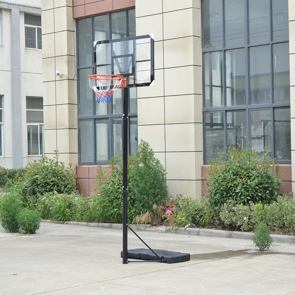 แป้นบาสเก็ตบอลแบบพกพาสำหรับผู้ใหญ่ ลดราคาพิเศษ ขนาด 1.35-3.05 เมตร พร้อมแป้นและตาข่าย สำหรับสนามกลางแจ้ง