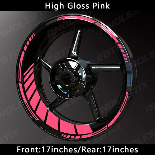 Reflective Motorcycle Wheel Stickers Hub Decal Rim Stripe 17 Inch Fit For YAMAHA Honda Kawasaki Suzuki BMW KTM Husqvarna Triumph - Image 15