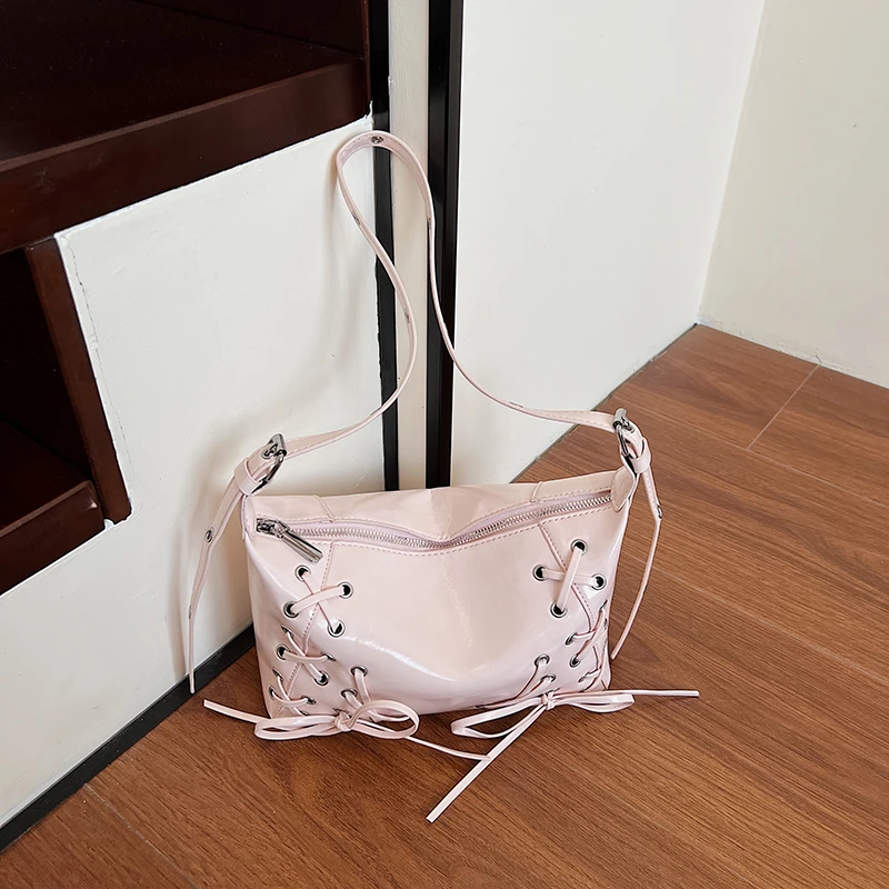 

Сумки-тоут большой емкости из искусственной кожи крест-накрест, однотонные темпераментные женские сумки, брендовые универсальные женские сумки высокого качества 2025 года