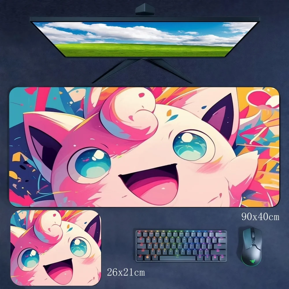 Cute Cartoon Rubber Mouse Pad Office Small Size Convenient Non-slip Wrist Guard Mouse Pad Precision Edge Locking Cute Table Mat