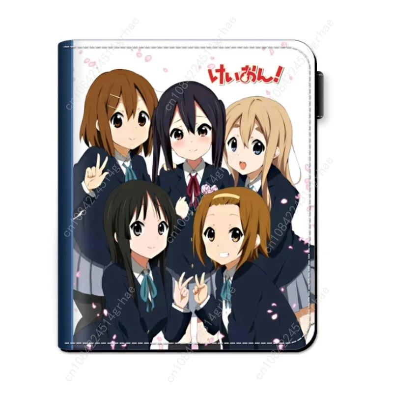 Anime K-ON!K-ON! Hirasawa Yui Akiyama Mio PU Short Wallet Cute Tainaka Ritsu Kotobuki Tsumugi Synthetic Leather Bifold Purse