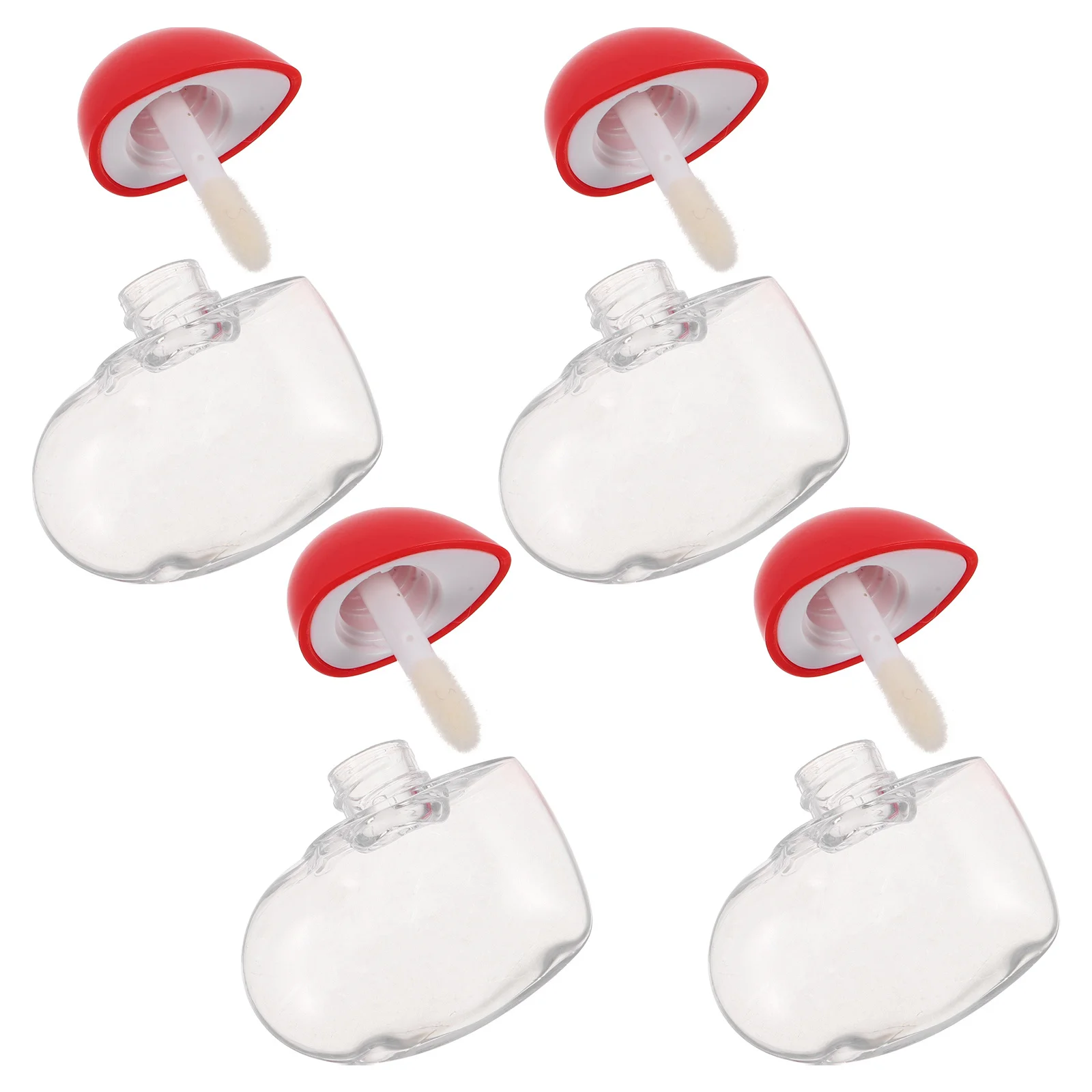 4 pièces Tube de rouge à lèvres vide bricolage bouteille de brillant à lèvres conteneur rechargeable Portable fabricant de rouge à lèvres Tubes pour brillant à lèvres bricolage