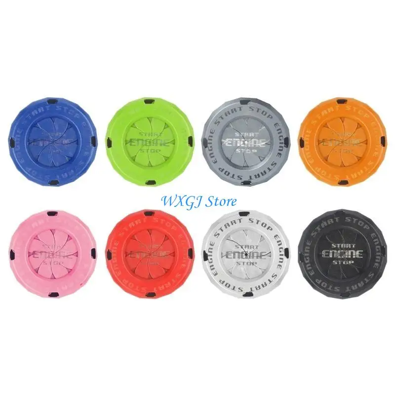 

37JE Universal Car Engine Start Stop Push Button Caps Switches Cover Decorative Trim