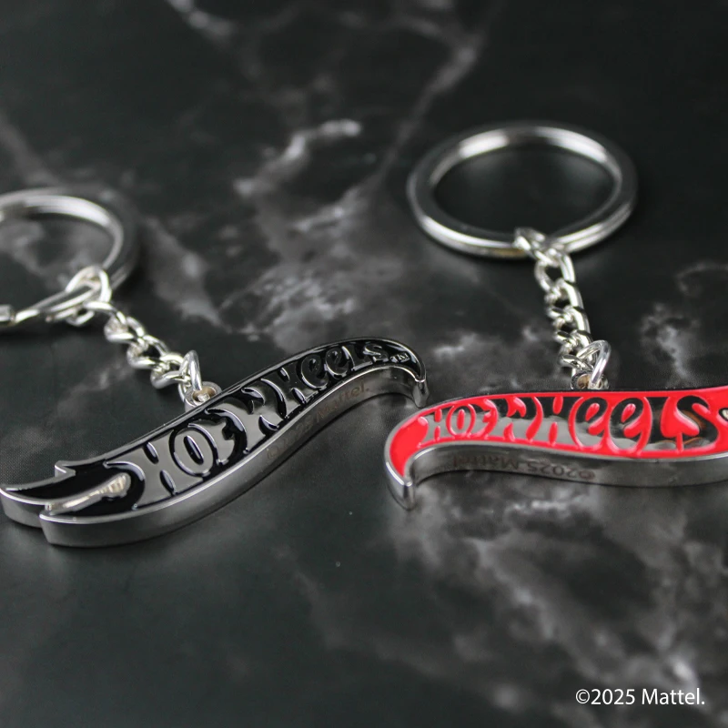 Hot Wheels Logo Car Keychain Men'S Mini Pendant Ring Chain Non-Radio Controlled Model Toy Vehicle Accessory Boy Gift Cool Toy