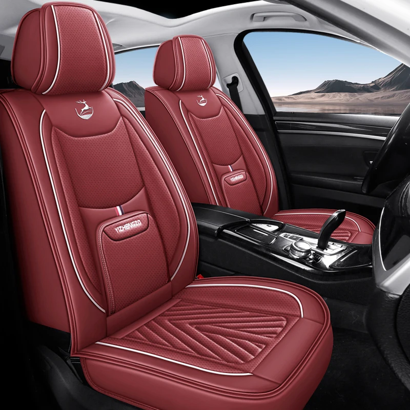 

1pic Leather Car Seat Covers For Skoda Kodiaq Octavia A3 A5 Karoq Rapid Chevrolet Cavalier Cobalt Auto Accesorios Waterproof