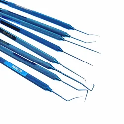 Ophthalmic Hooks Akahoshi Nucleus Manipulator Titanium Kuglen Iris Hook  Intracapsular Manipulator Phaco Chopper Hook