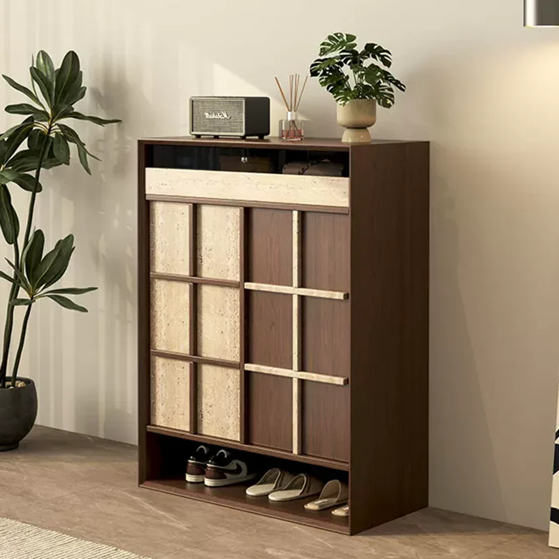 s*-Modern Vertical Shoe Shelf Slippers Designer Luxury Box Living Room Storage Shoe Cabinet Zapatero Entrance Furniture