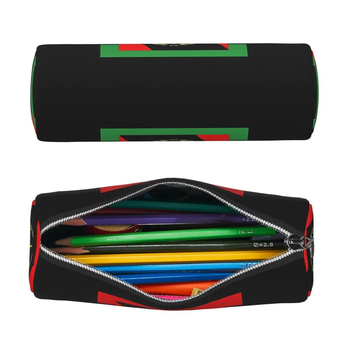 Copy Of Black American Heritage Flag Pencil Case for Boy Girl School Cylinder Pen Box Pencil Bag Pencil Pouch