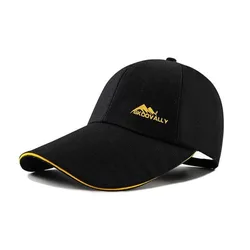 Czapka z daszkiem z długim rondem i osłoną przeciwsłoneczną Outdoor Sports Trucker Hat Casual Fishing Cap Regulowana czapka z daszkiem