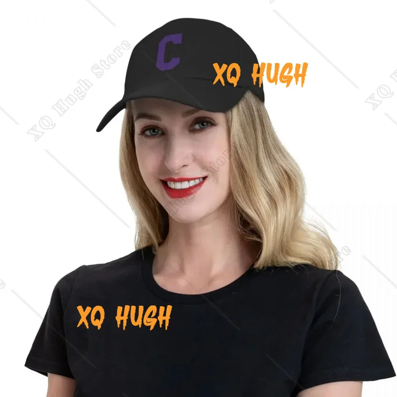 Alphabet Purple C Sports letter C Baseball Cap Visor Rave New Hat Hat Beach Boy Child Women's image 5
