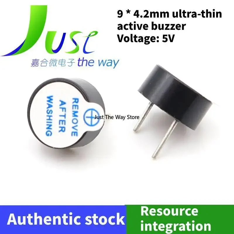 10pcs/lot 9 * 4.2MM integrated small active buzzer 5V/3V 0904 small volume TMB9042 0942 slim