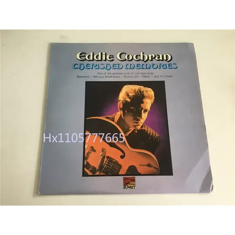 Eddie Cochran Cherished Memories LP Vinyl for Record Player